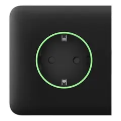 AJAX SYSTEMS Ajax SideCover (smart) ASP fekete/fekete előlap smart aljzathoz Outlet (F típus)